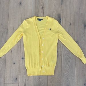 Ralph Lauren Yellow Cardigan